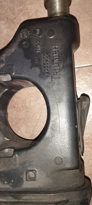 Tubo, rueda y  basculante monobrazo Triumph
