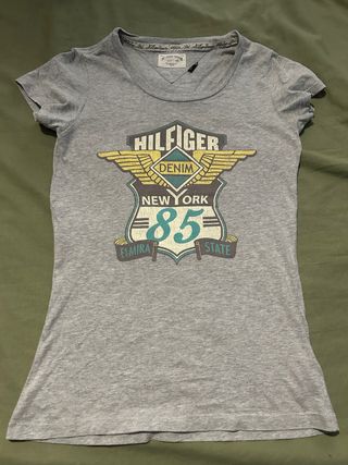 Camiseta Tommy Hilfiger Gris Talla S