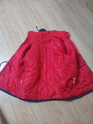 Chaqueton de trabajo azul y rojo