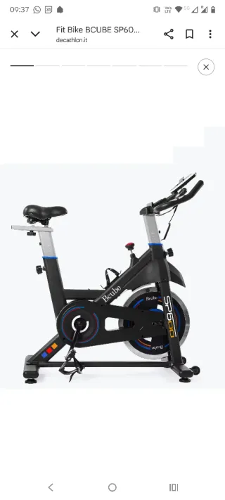 Cyclette BCUBE SP600 professionale