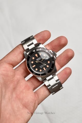 Seiko Submariner NH35 Mod Automático Vintage