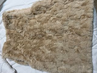 Chaleco pelo sintético beige Zara Woman