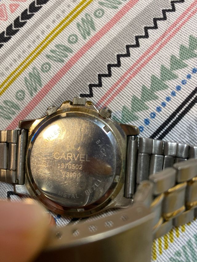 reloj carvel años 80’