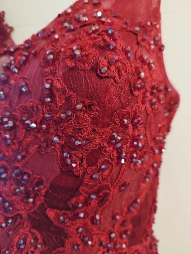 Vestido fiesta bordado talla única