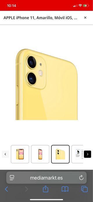 iPhone 11 giallo 128GB