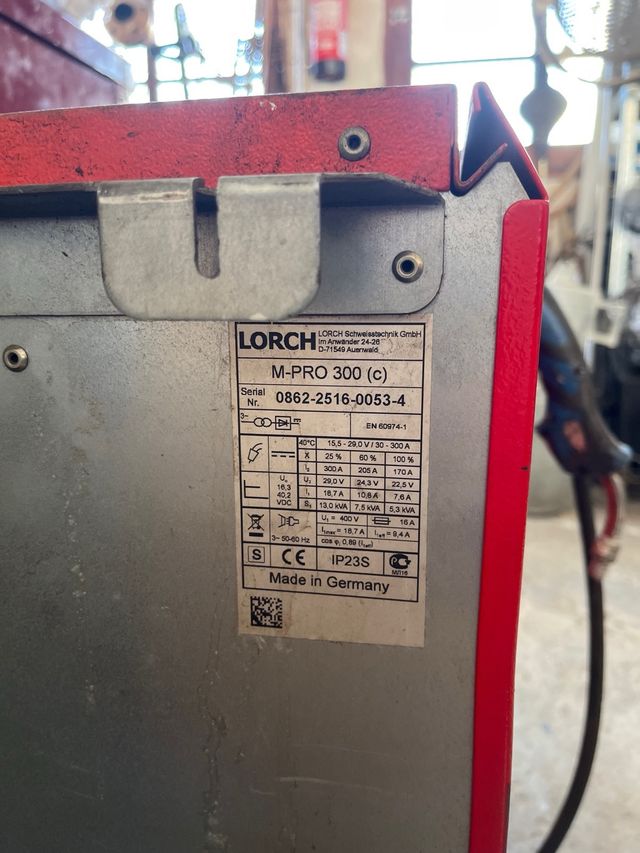 Máquina soldar LORCH M 300 PRO