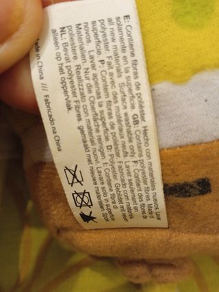 Peluche Bob Esponja Oficial Nickelodeon