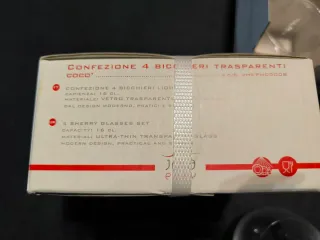 Set 11 Bicchieri da liquore raffinati