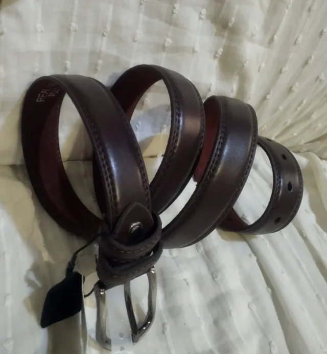 Cinturón Piel Marrón 130 cm