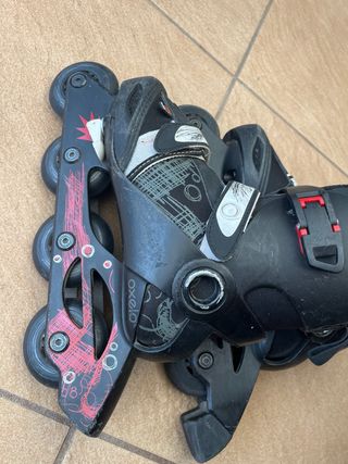 Patines en línea Oxelo negros talla 34-36