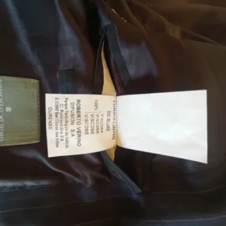 Casaco homem riscas azul/branco