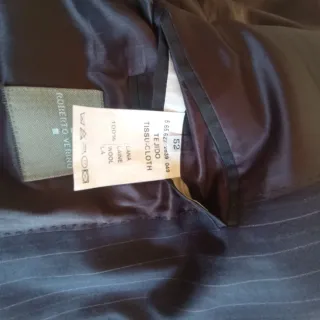 Casaco homem riscas azul/branco