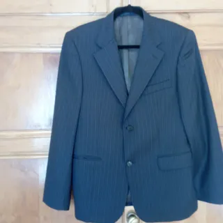 Casaco homem riscas azul/branco