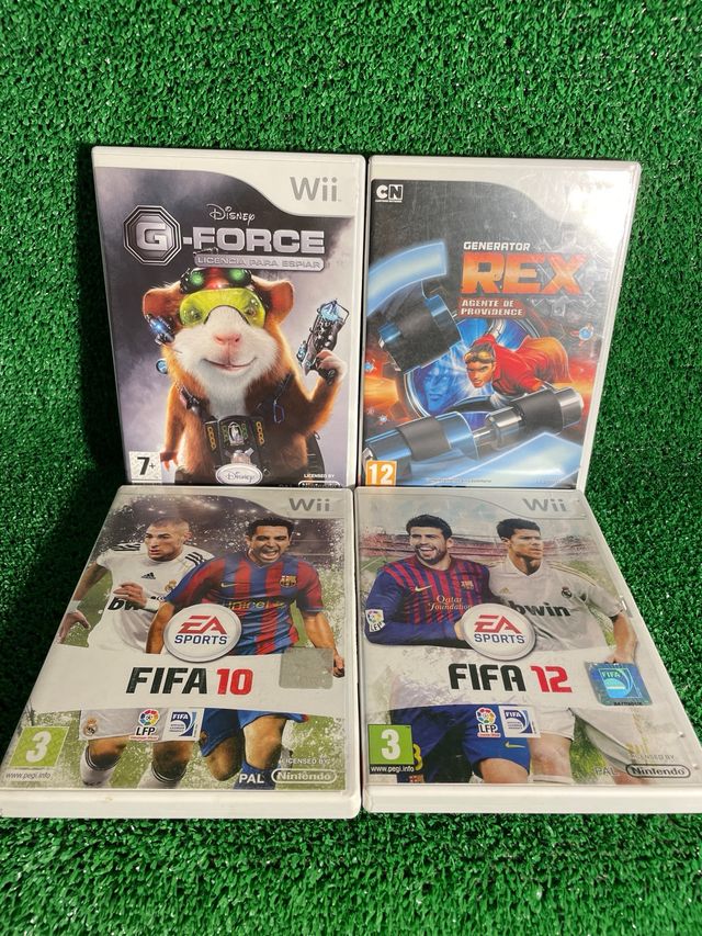 Lote Nintendo Wii Negro + Juegos