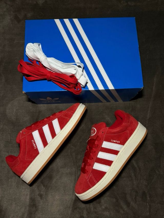 Adidas Campus 00s Rojas y Blancas