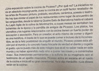 La cocina de Picasso (Libros de Autor) (Spanish...