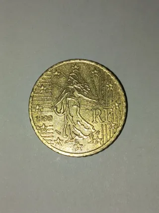 Moneda 50 céntimos 1999 Francia