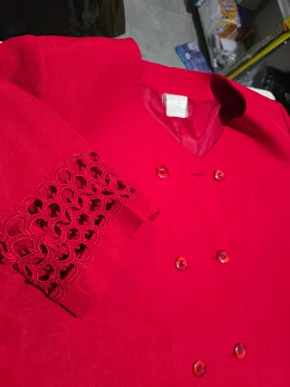 Camicia Made in Italy Donna Rossa