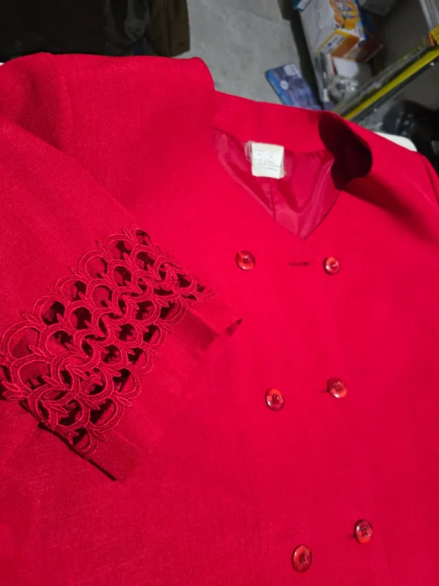 Camicia Made in Italy Donna Rossa