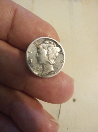 Lotto: 2 monete d'argento americane: 1944 e 1971