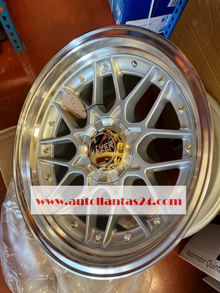 Llanta nueva bbs haxer con garganta 18x10