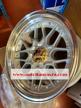 Llanta nueva bbs haxer con garganta 18x10