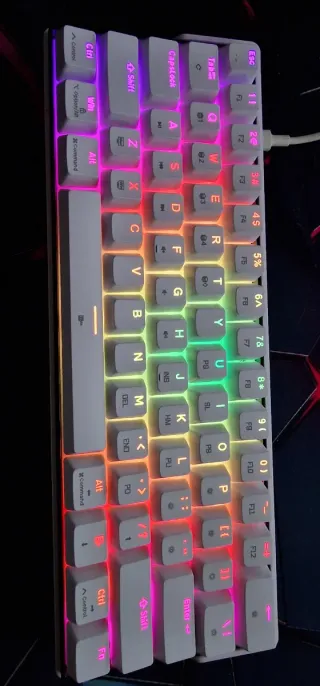 Teclado Gaming RGB KEMOVE K61SE Switch Azul