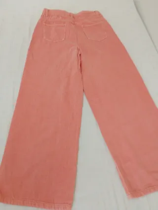 Pantalón ancho rosa talla 12