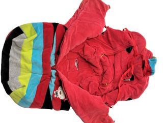 Saco para carrito de bebé a rayas