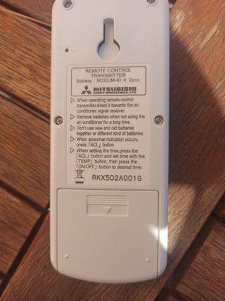 Mando a distancia Mitsubishi