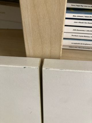 Mueble TV Ikea Besta Madera y Blanco