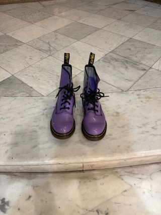 Stivali viola Dr. Martens