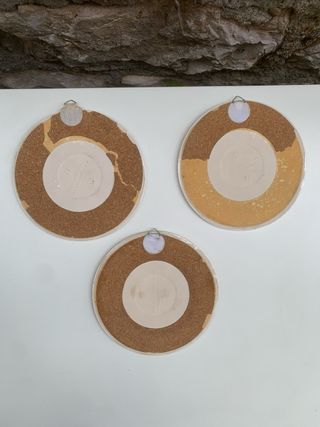 Set 3 Piatti Ceramica Inglese Vintage