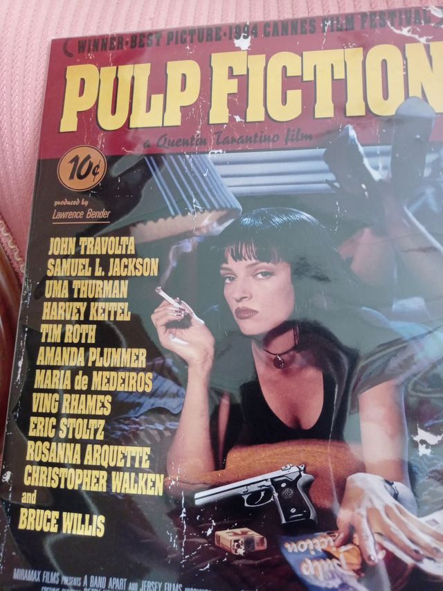Lámina Pulp Fiction Tarantino