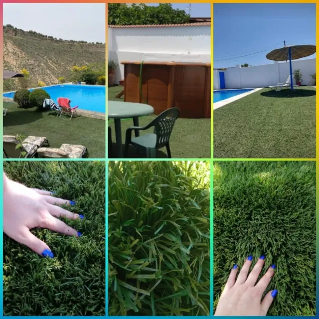 Césped artificial reciclado