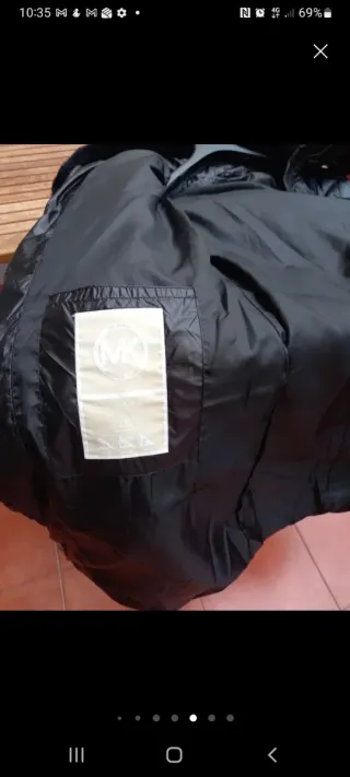 Abrigo acolchado Michael Kors negro