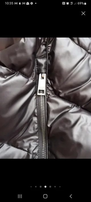 Abrigo acolchado Michael Kors negro