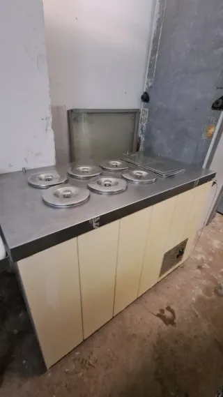 Vitrina refrigerada para helados 