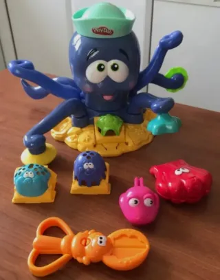 Juego Pulpo Plastilina Play-Doh Y Juego de petanca
