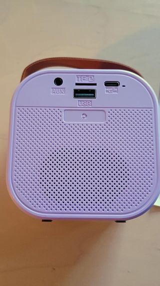 Mini Karaoke Portátil con 2 Micrófonos