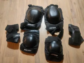 Rodilleras y muñequeras Bauer/Janeo