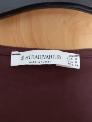 Chaleco Crochet Marrón Stradivarius Talla M