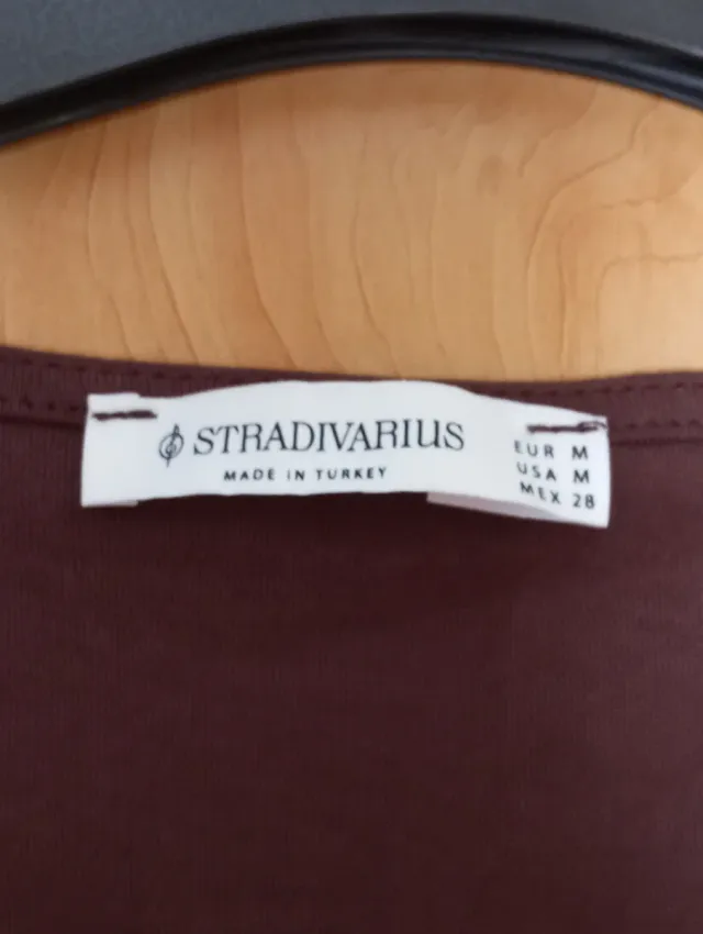 Chaleco Crochet Marrón Stradivarius Talla M