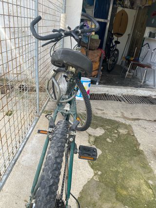 Bicicleta Montaña Verde Oscuro