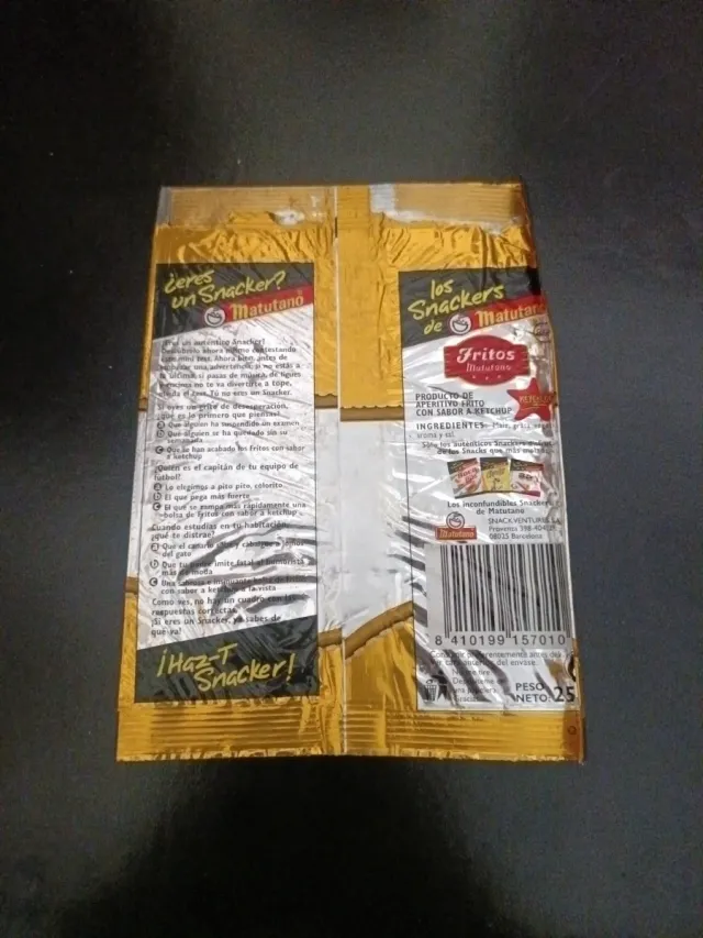 Saco Frito de Ketchup Matutano 25 Pts.