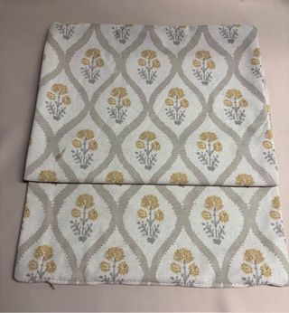 2 Fundas Cojín Gina Mostaza 45x45