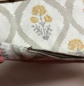 2 Fundas Cojín Gina Mostaza 45x45