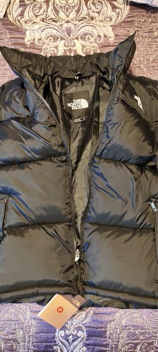 Abrigo plumas acolchado talla M nuevo