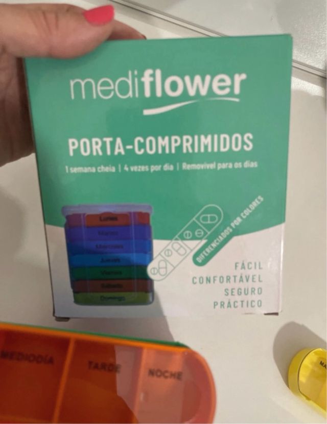 Porta comprimidos semanal 7 días