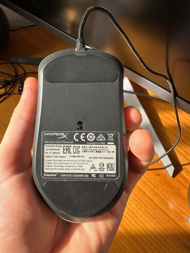 Ratón Gaming HyperX Pulsefire Surge RGB